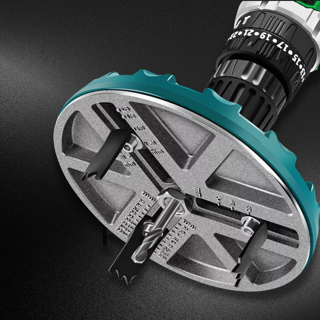 🛠️ DialCut™: Sierra ajustable de perforación
