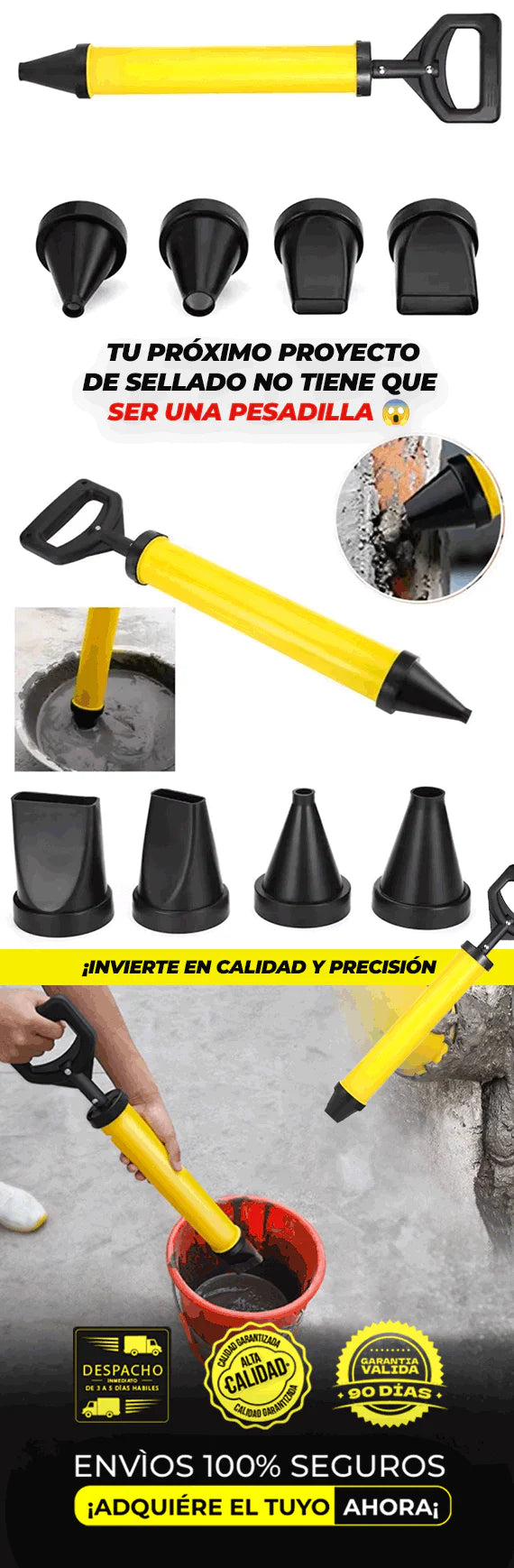 verteder de cemento
