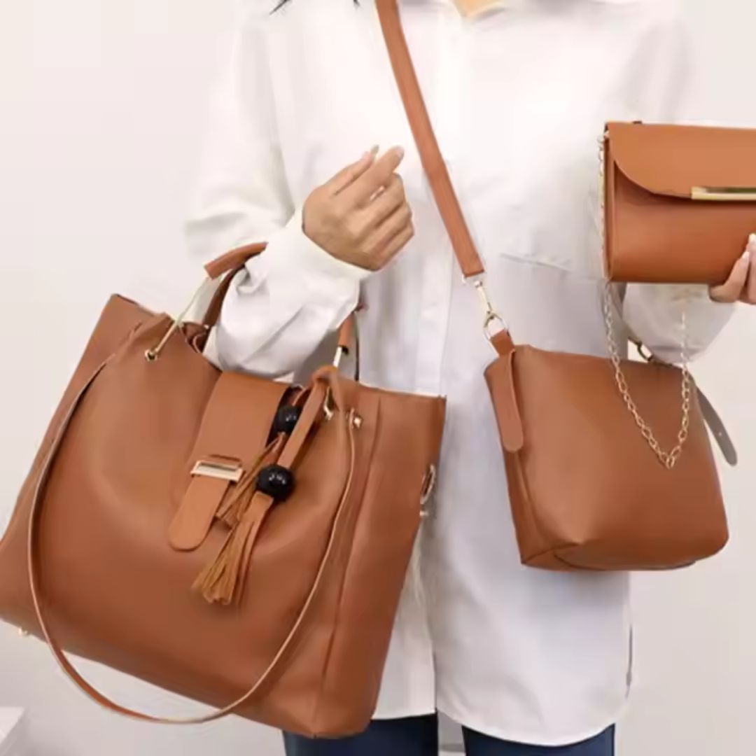 Kit de Tres bolsos, cero límites ✨. Elegancia y versatilidad👜