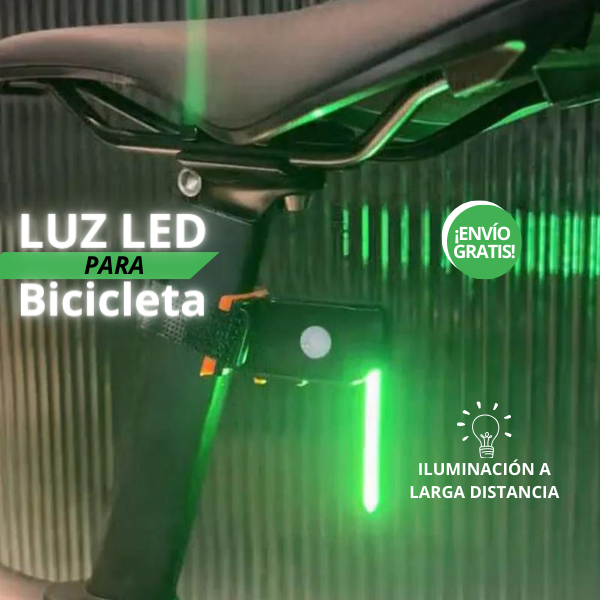 🚲LUZ LED DE SEGURIDAD PARA BICICLETA🚲