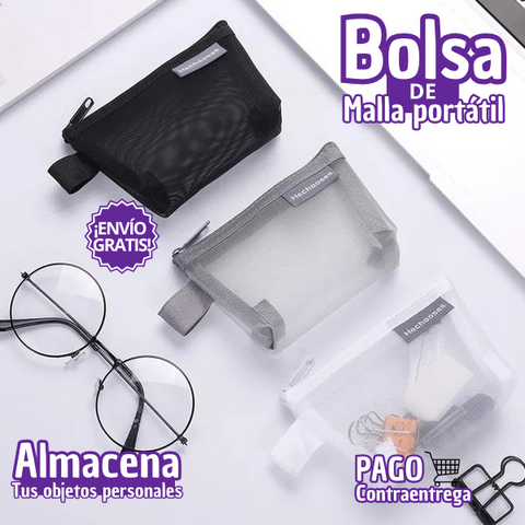 👝BOLSA DE ALMACENAMIENTO DE MALLA X 6 UNIDADES👝