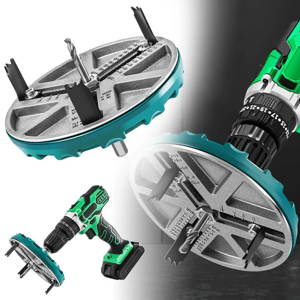 🛠️ DialCut™: Sierra ajustable de perforación