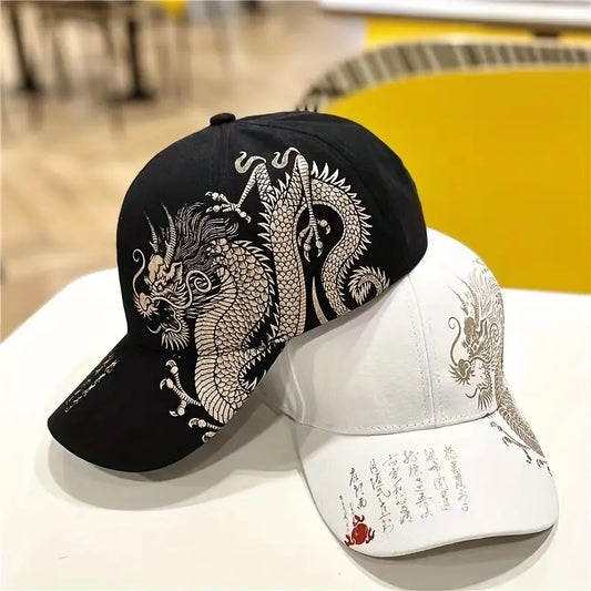 2 GORRAS DE DRAGÓN ORIENTAL- PODER, ESTILO Y ACTITUD EN TU CABEZA 🔥🐉