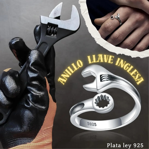 Anillo de llave PLATA LEY 925 + Caja de Lujo + REGALO