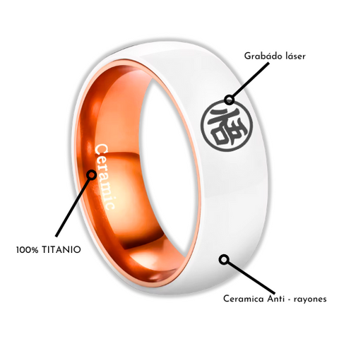 Kit 2 anillos dragon ball GOKU Y VEGUETA💍