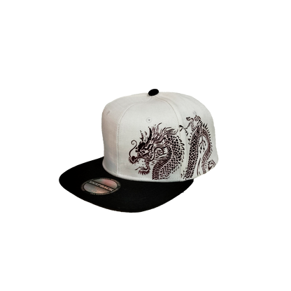 GORRA DE DRAGÓN ORIENTAL VISERA PLANA PREMIUM
