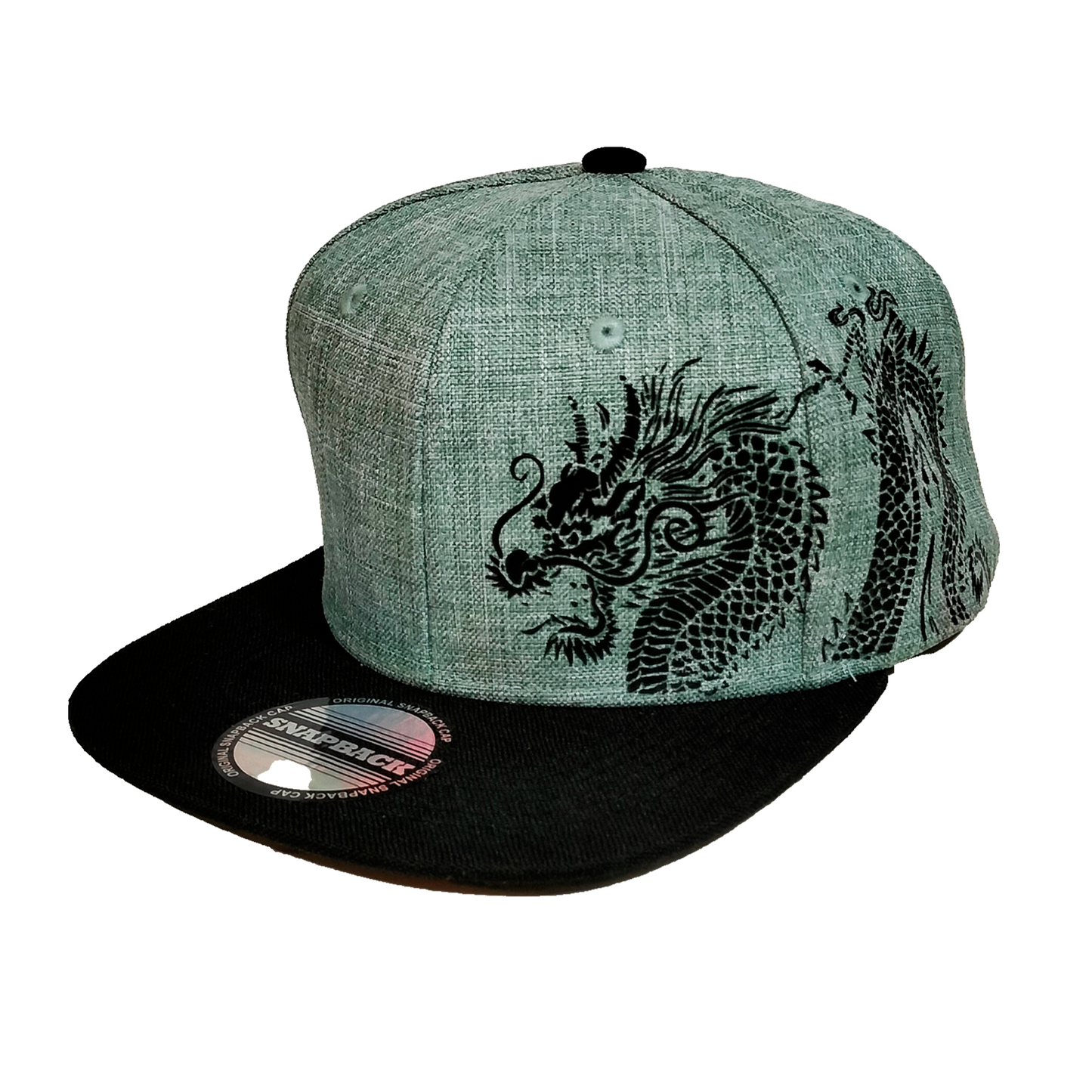 GORRA DE DRAGÓN ORIENTAL VISERA PLANA PREMIUM