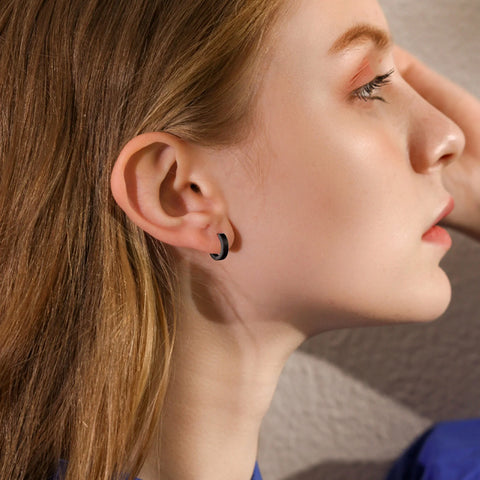 Aretes ONIX hombre y mujer + CAJA DE REGALO DE LUJO
