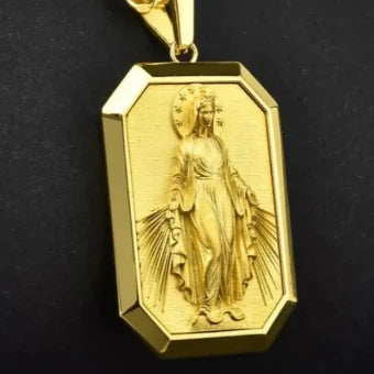 Collar Religioso De La Virgen Maria FéAura.