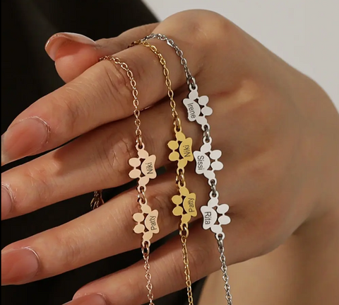 Pulsera + Collar Huella De Perro Personalizada DogPrint